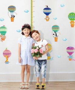 Toise Montgolfière Toise Murale Sticker - Montgolfières Ballons Dirigeables