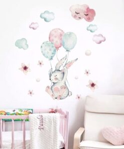 Stickers Chambre Bébé - Lapin de la Forêt Stickers Chambre Bébé - Lapin de la Forêt