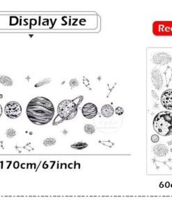 Stickers Chambre Garçon - Espace Planète Système Solaire Univers et Etoiles Stickers Chambre Garçon - Espace Planète Système Solaire Univers et Etoiles