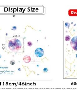 Stickers Chambre Garçon - Espace Astronaute Fusée Planètes dans l'Univers Stickers Chambre Garçon - Espace Astronaute Fusée Planètes dans l'Univers