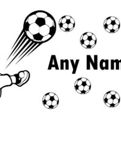 Stickers Foot Personnalisable Stickers Foot Personnalisable