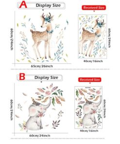 Stickers Chambre Bébé - Biches en Forêt Stickers Chambre Bébé - Biches en Forêt