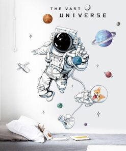 Stickers Chambre Garçon - Système Solaire Planètes dans l'Univers