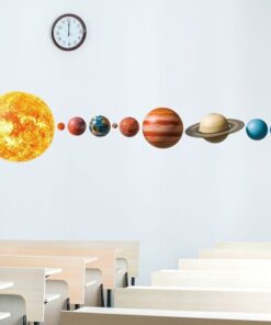 Stickers Chambre Garçon - Système Solaire Planètes dans l'Univers