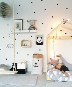 Stickers Chambre Bébé - Stickers Ronds Argentés et Dorés Stickers Chambre Bébé - Stickers Ronds Argentés et Dorés