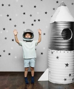 Stickers Chambre Fille - Etoiles Dorées Petites et Grandes