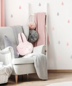Stickers Chambre Bébé - Gouttes de Pluie Ronds Forme