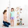 Toise Enfant Sticker - Règle Mesure de Taille et Chats Rigolos