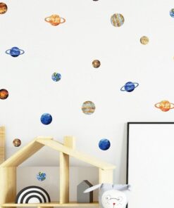 Stickers Chambre Bébé - Nuage Colorés Forme Stickers Chambre Bébé - Nuage Colorés Forme