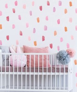 Alternative view of Stickers Chambre Fille - Forme Pluie Rond