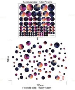 Stickers Chambre Bébé - Etoiles de l'Espace Stickers Chambre Bébé - Etoiles de l'Espace