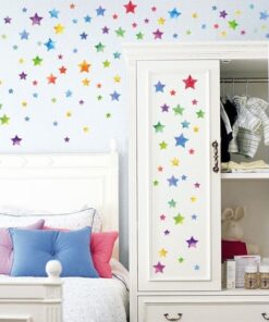 Alternative view of Stickers Chambre Bébé - Ronds Multicolore Aquarelle Petits et Grands