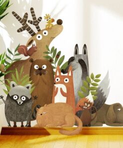 Alternative view of Stickers Chambre Bébé - Animaux de la Forêt