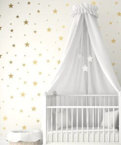 Stickers Chambre Bébé - Etoiles Dorées