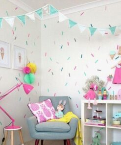 Alternative view of Stickers Chambre Bébé - Forme Fête Décoration