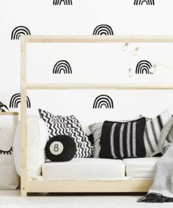 Alternative view of Stickers Chambre Bébé - Arc en Ciel Dorés