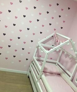 Alternative view of Stickers Chambre Fille - Coeurs