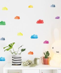 Stickers Chambre Garçon - Planètes Multicolores Forme