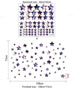 Stickers Chambre Bébé - Etoiles de l'Espace Stickers Chambre Bébé - Etoiles de l'Espace