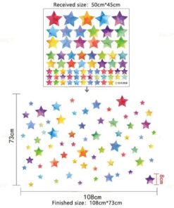 Stickers Chambre Bébé - Etoiles de l'Espace Stickers Chambre Bébé - Etoiles de l'Espace