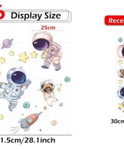 Stickers Chambre Garçon - Système Solaire Planètes Espace Stickers Chambre Garçon - Système Solaire Planètes Espace