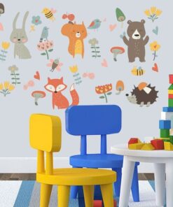 Alternative view of Stickers Chambre Bébé - Petits Animaux de la Forêt