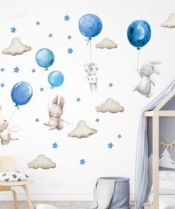 Alternative view of Stickers Chambre Bébé Garçon Lapin