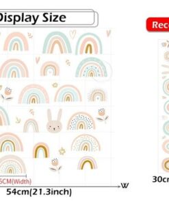 Stickers Chambre Bébé - Arc en ciel