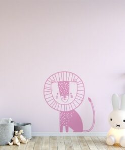 Alternative view of Stickers Chambre Bébé - Lion Style Minimaliste Scandinave