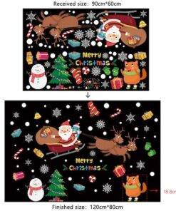 Décoration Sticker Noël - Stickers pour fenêtre Noël Décoration Sticker Noël - Stickers pour fenêtre Noël