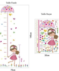 Toise Petite Fille Toise Fille Parapluie