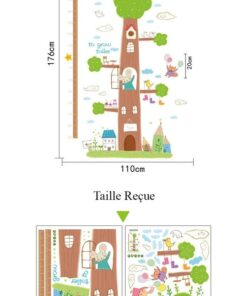 Stickers Toise Arbre Toise bebe arbre