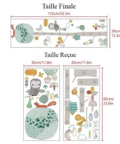 Stickers Toise Arbre toise murale arbre