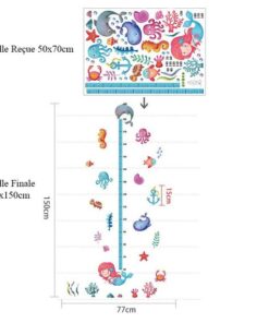 Sticker Toise Girafe Sticker Toise Girafe