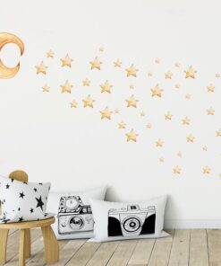 Stickers Chambre Bébé - Tigre Balançoire Etoile Stickers Chambre Bébé - Tigre Balançoire Etoile