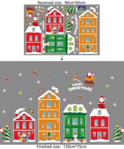 Sticker de Noël, Décoration de fenêtre Noël Sticker de Noël, Décoration de fenêtre Noël