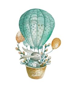 Stickers Chambre Bébé - Petites Souris Ballons