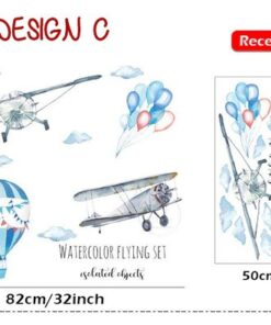 Stickers Chambre Bébé - Petites Souris Ballons