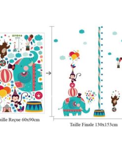 Stickers Toise Animaux Stickers Toise Animaux