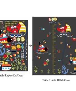 Stickers Toise Arbre Toise Mesure Océan