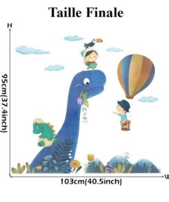 Alternative view of Stickers Muraux Dinosaure