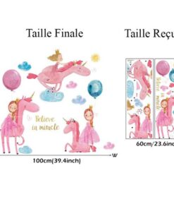 Alternative view of Stickers Princesse Chambre Fille