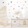 Stickers Chambre Fille - Coeurs - Formes