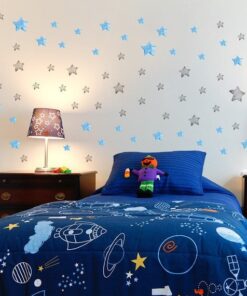 Stickers Chambre Fille - Etoiles Aquarelle Dorées Stickers Chambre Fille - Etoiles Aquarelle Dorées