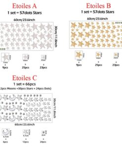 Stickers Chambre Bébé - Ours et Chien sur la Lune Stickers Chambre Bébé - Ours et Chien sur la Lune