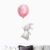 Stickers Lapin Rose Pour Lit Bébé