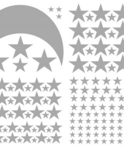 Stickers Chambre Bébé - Etoiles et Lune, Ciel Etoilé Stickers Chambre Bébé - Etoiles et Lune, Ciel Etoilé