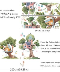 Stickers Chambre Bébé - Cabanes dans les Arbres