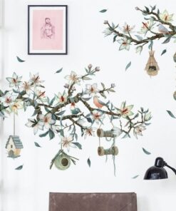 Stickers Chambre Bébé - Nids Oiseaux