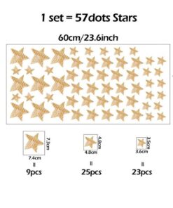 Stickers Chambre Bébé - Ours Lune Peinture